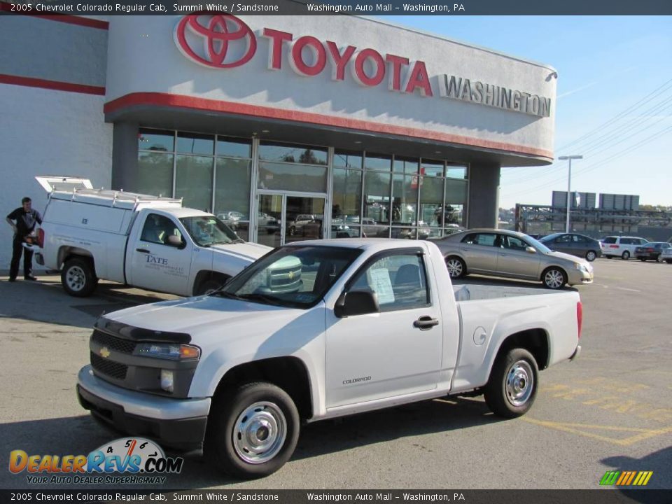 2005 Chevrolet Colorado Regular Cab Summit White / Sandstone Photo #1