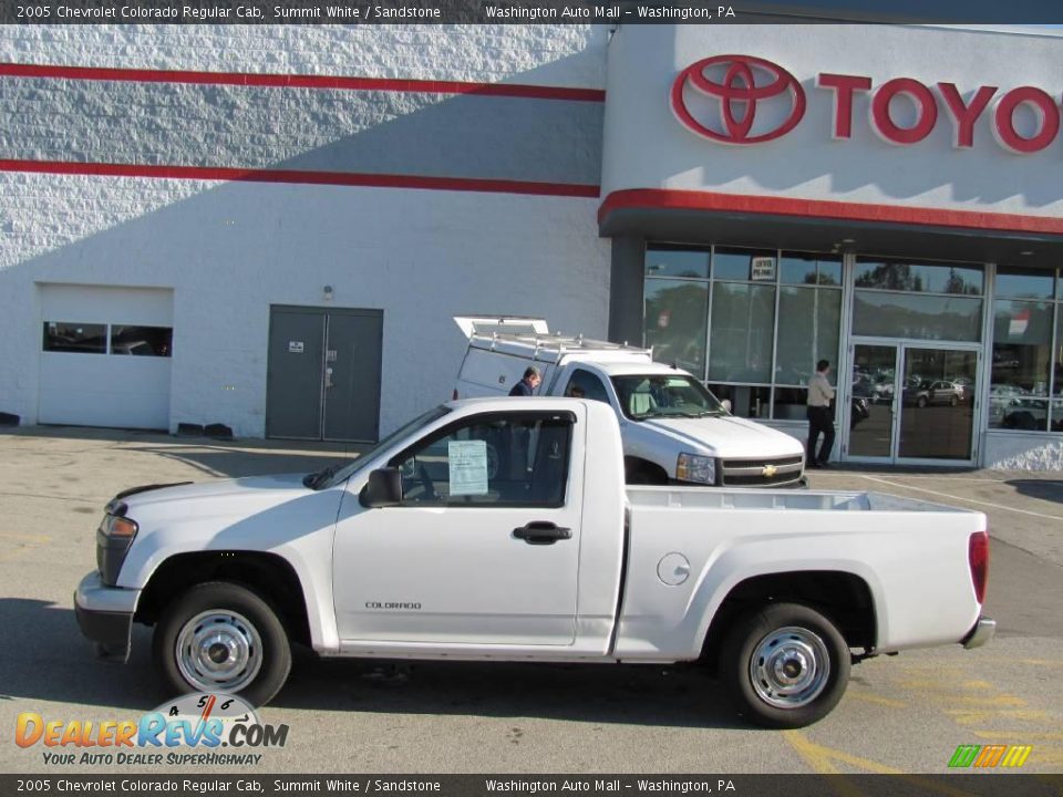2005 Chevrolet Colorado Regular Cab Summit White / Sandstone Photo #2