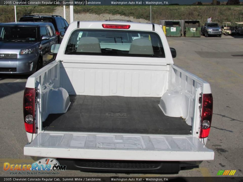 2005 Chevrolet Colorado Regular Cab Summit White / Sandstone Photo #6