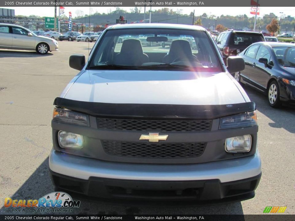 2005 Chevrolet Colorado Regular Cab Summit White / Sandstone Photo #10