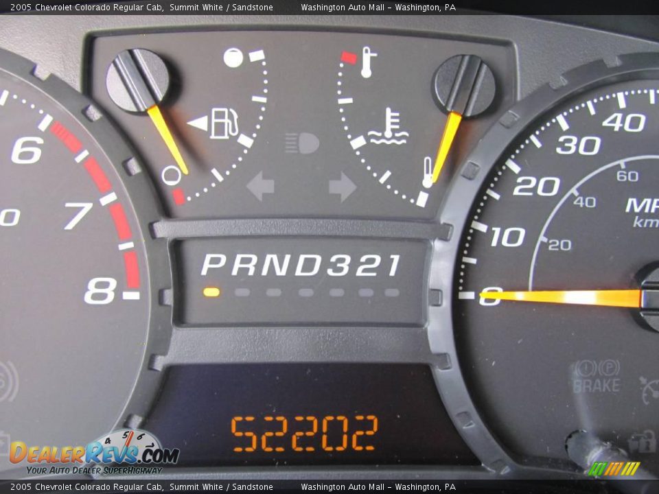 2005 Chevrolet Colorado Regular Cab Summit White / Sandstone Photo #20