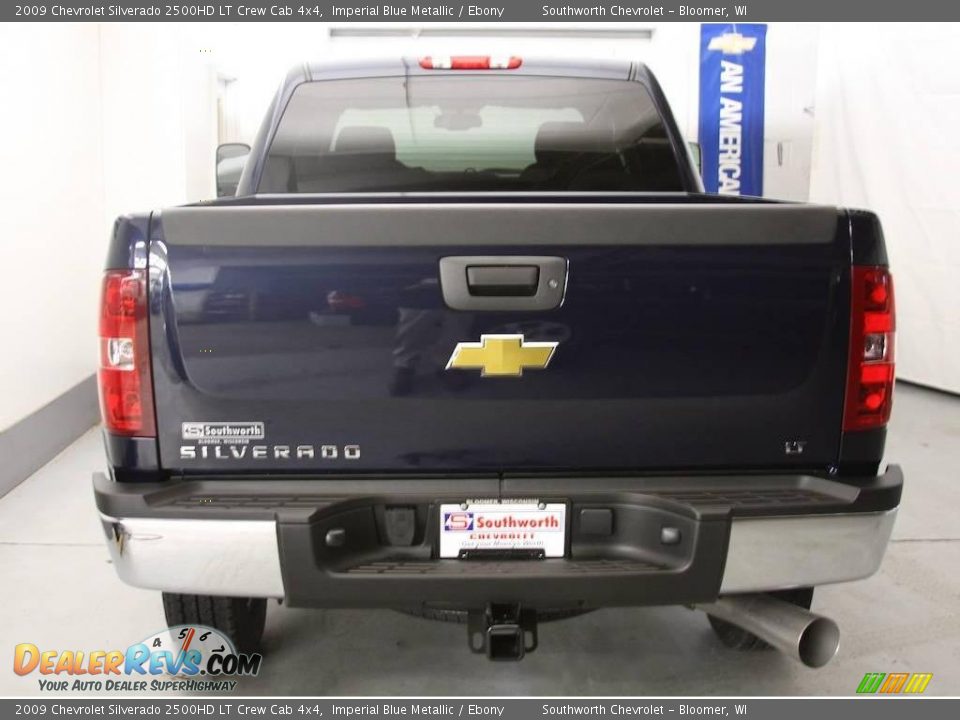 2009 Chevrolet Silverado 2500HD LT Crew Cab 4x4 Imperial Blue Metallic / Ebony Photo #3