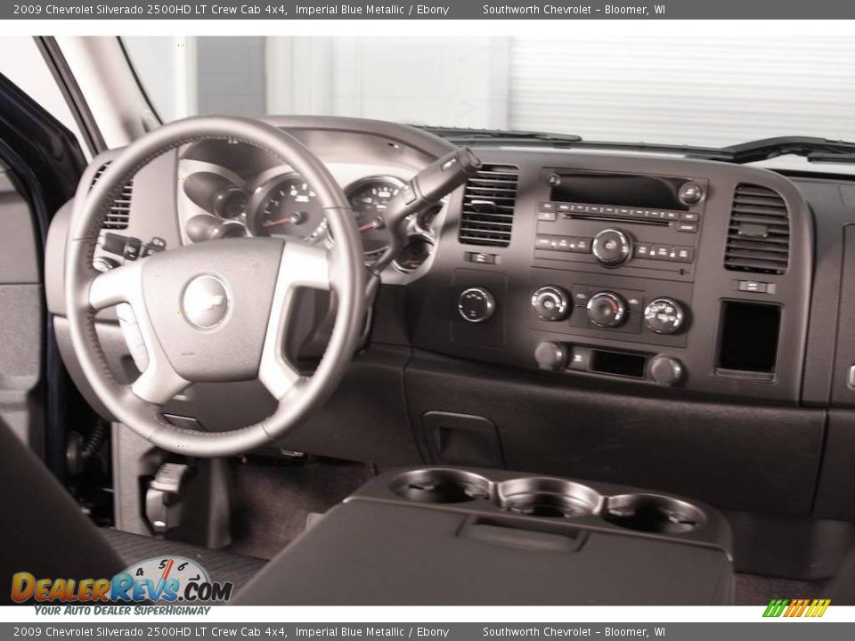 2009 Chevrolet Silverado 2500HD LT Crew Cab 4x4 Imperial Blue Metallic / Ebony Photo #6