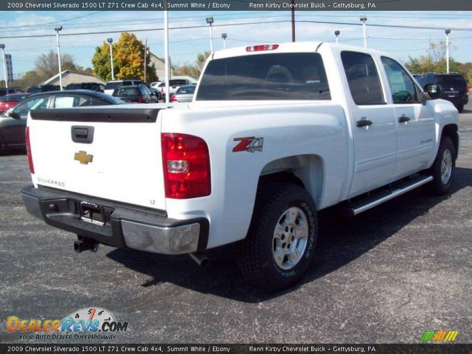 2009 Chevrolet Silverado 1500 LT Z71 Crew Cab 4x4 Summit White / Ebony Photo #3