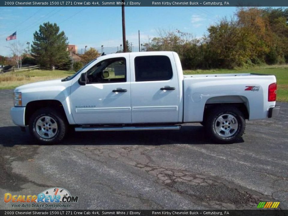 2009 Chevrolet Silverado 1500 LT Z71 Crew Cab 4x4 Summit White / Ebony Photo #6