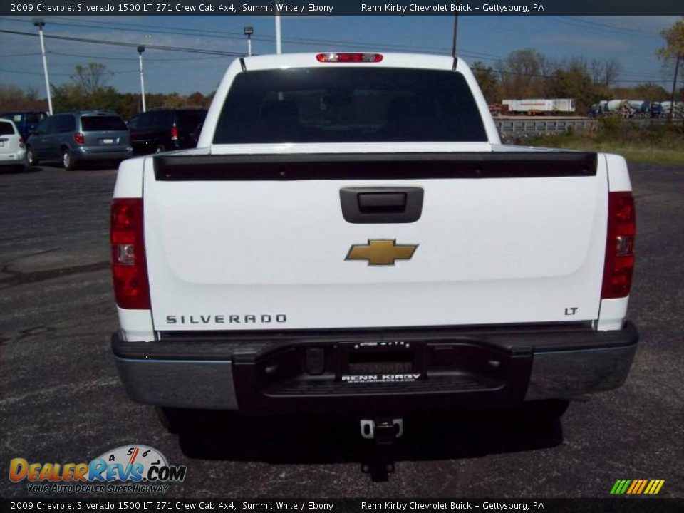 2009 Chevrolet Silverado 1500 LT Z71 Crew Cab 4x4 Summit White / Ebony Photo #7