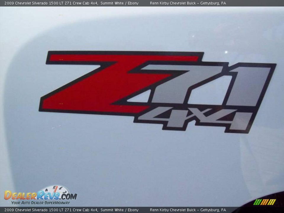 2009 Chevrolet Silverado 1500 LT Z71 Crew Cab 4x4 Summit White / Ebony Photo #8