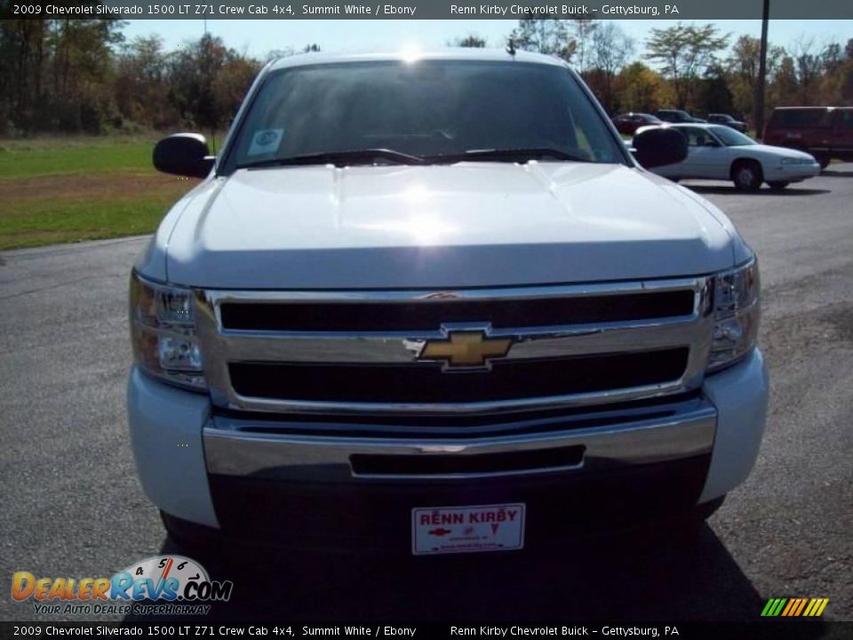 2009 Chevrolet Silverado 1500 LT Z71 Crew Cab 4x4 Summit White / Ebony Photo #10