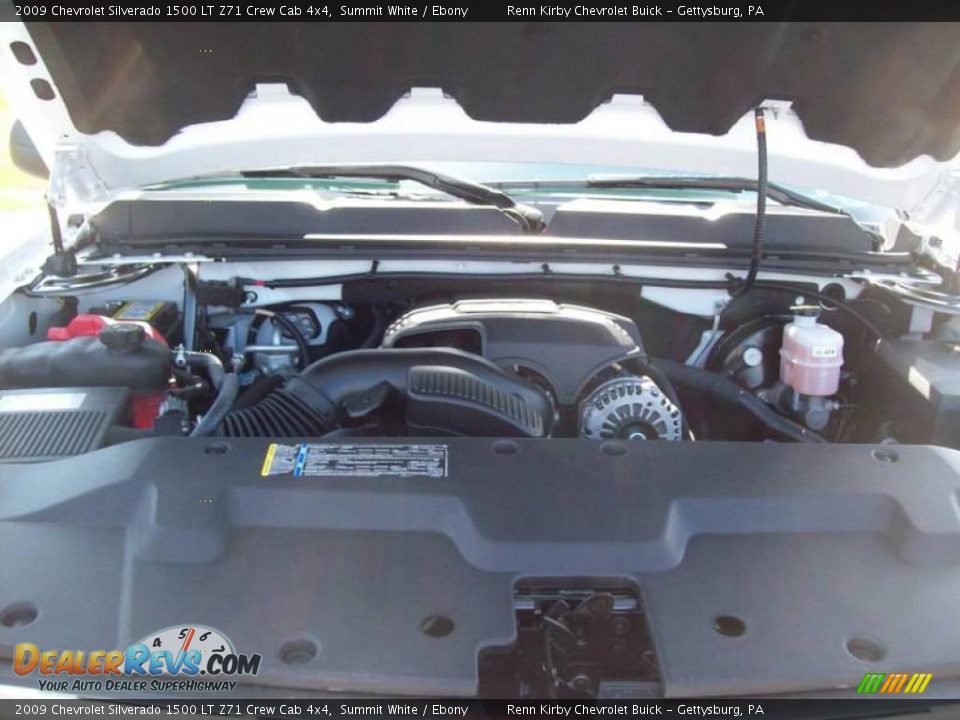 2009 Chevrolet Silverado 1500 LT Z71 Crew Cab 4x4 Summit White / Ebony Photo #12