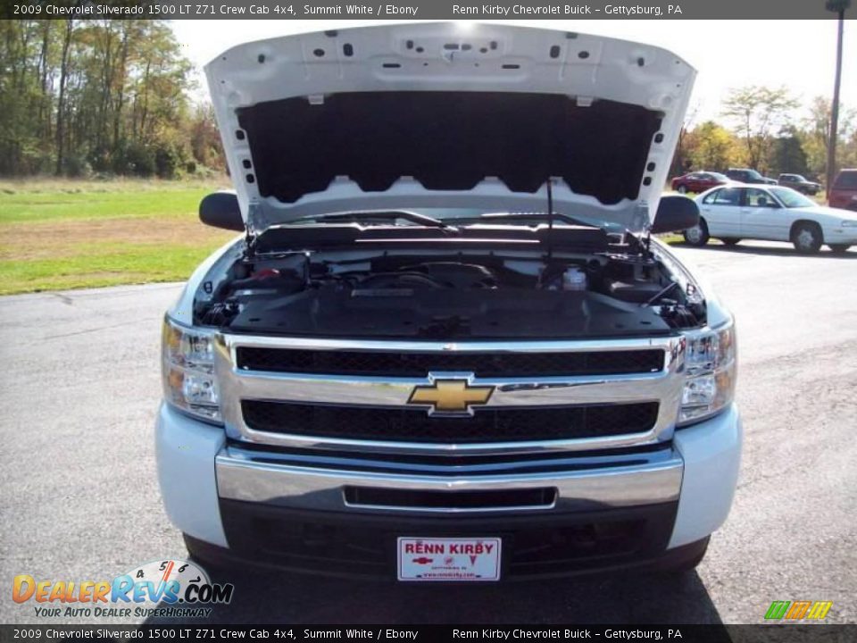 2009 Chevrolet Silverado 1500 LT Z71 Crew Cab 4x4 Summit White / Ebony Photo #13