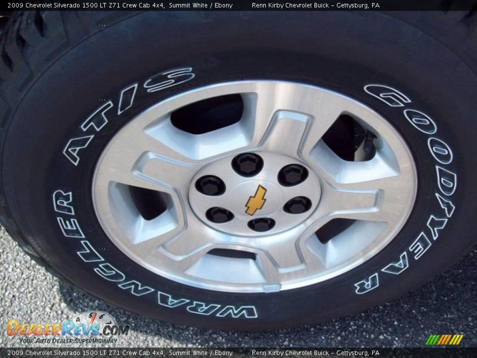 2009 Chevrolet Silverado 1500 LT Z71 Crew Cab 4x4 Summit White / Ebony Photo #14