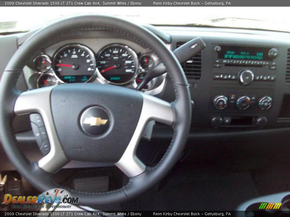 2009 Chevrolet Silverado 1500 LT Z71 Crew Cab 4x4 Summit White / Ebony Photo #16