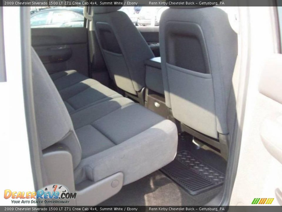 2009 Chevrolet Silverado 1500 LT Z71 Crew Cab 4x4 Summit White / Ebony Photo #17