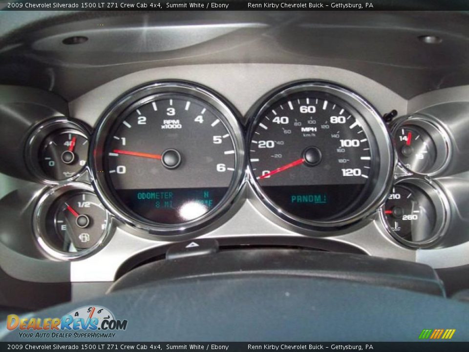 2009 Chevrolet Silverado 1500 LT Z71 Crew Cab 4x4 Summit White / Ebony Photo #19