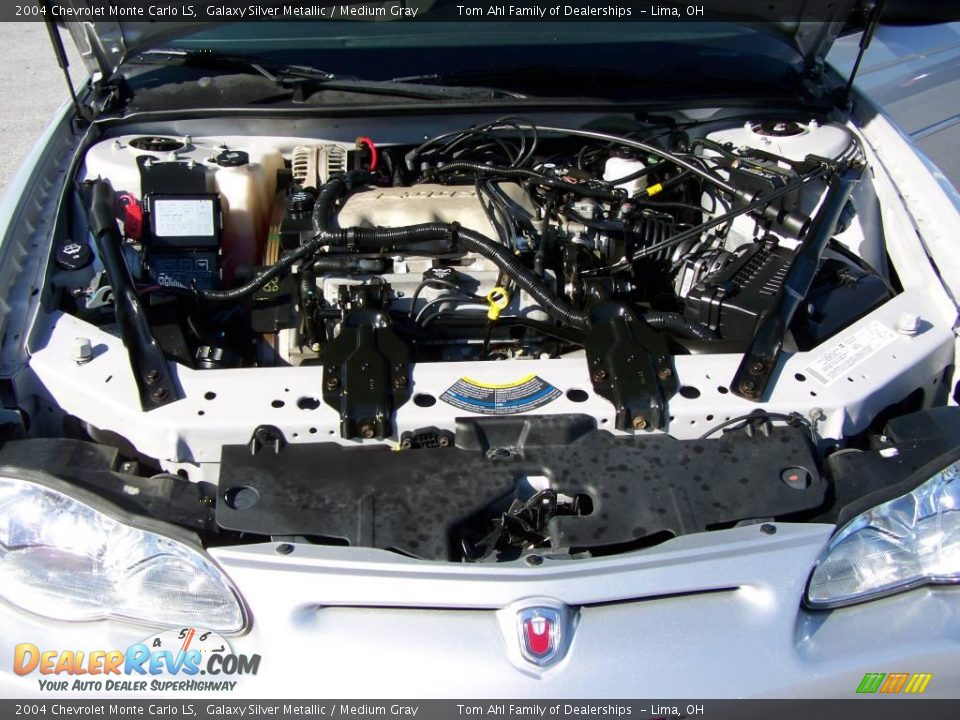 2004 Chevrolet Monte Carlo LS Galaxy Silver Metallic / Medium Gray Photo #13