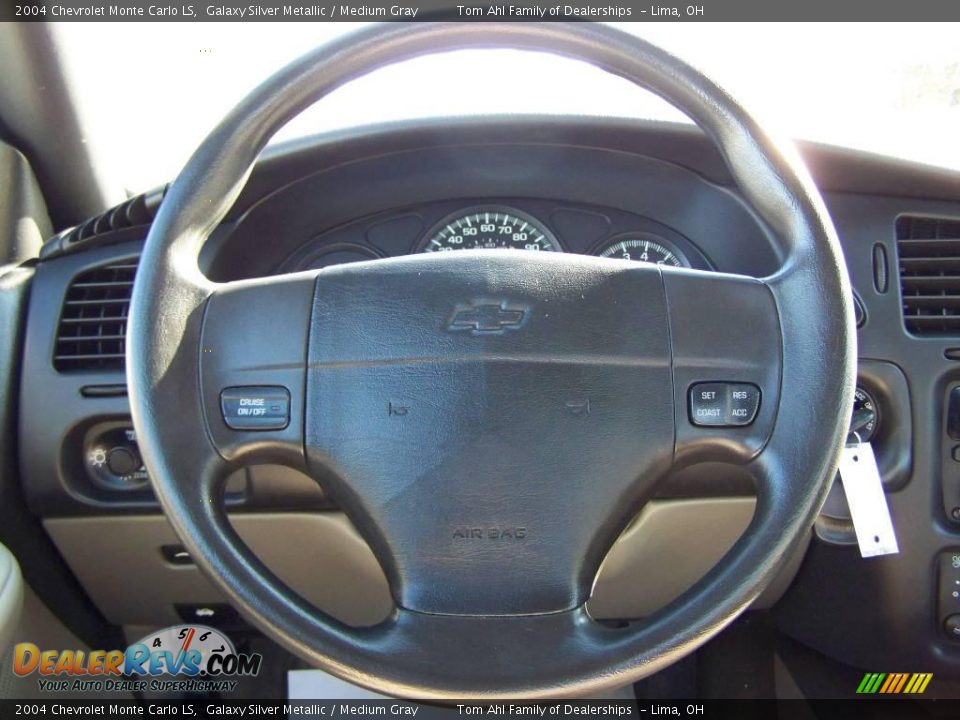 2004 Chevrolet Monte Carlo LS Galaxy Silver Metallic / Medium Gray Photo #15