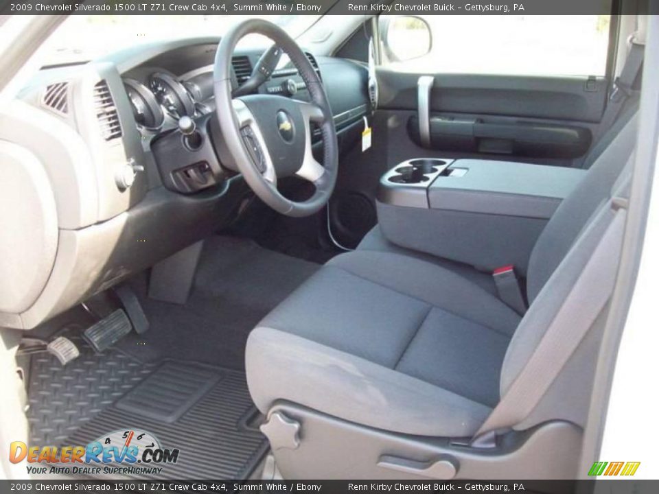 2009 Chevrolet Silverado 1500 LT Z71 Crew Cab 4x4 Summit White / Ebony Photo #24