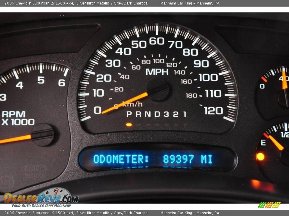 2006 Chevrolet Suburban LS 1500 4x4 Silver Birch Metallic / Gray/Dark Charcoal Photo #10
