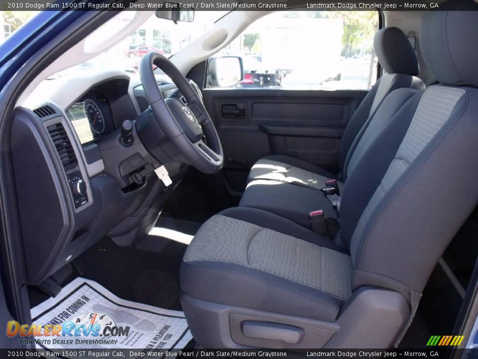 2010 Dodge Ram 1500 ST Regular Cab Deep Water Blue Pearl / Dark Slate/Medium Graystone Photo #6