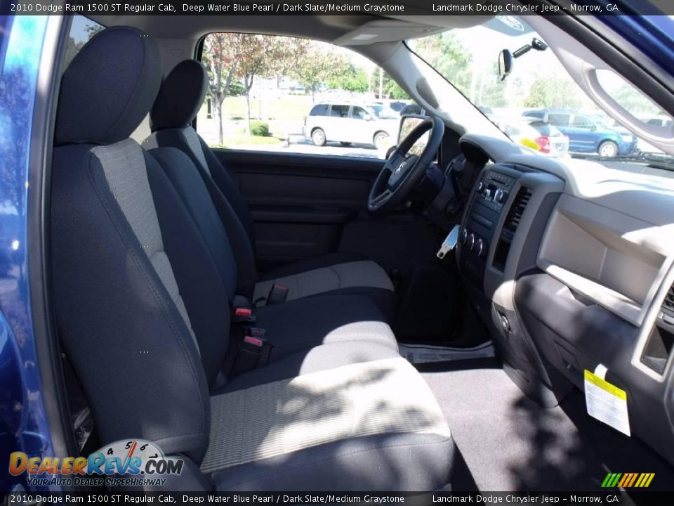 2010 Dodge Ram 1500 ST Regular Cab Deep Water Blue Pearl / Dark Slate/Medium Graystone Photo #7