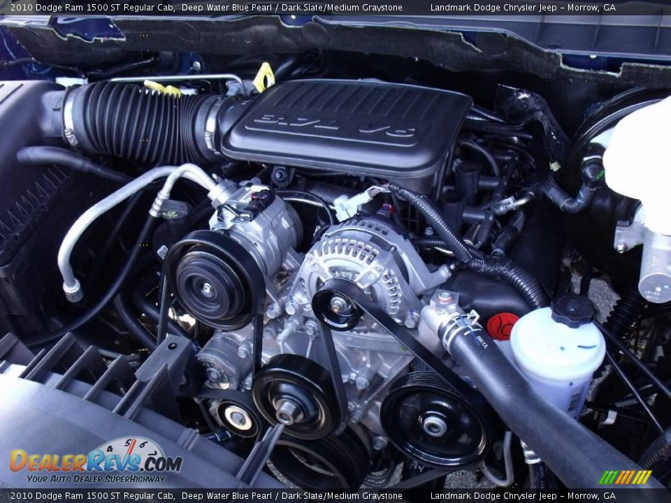 2010 Dodge Ram 1500 ST Regular Cab Deep Water Blue Pearl / Dark Slate/Medium Graystone Photo #11