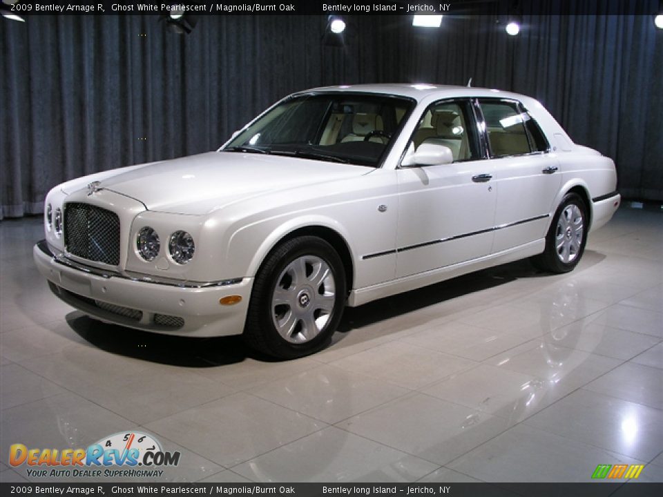 2009 Bentley Arnage R Ghost White Pearlescent / Magnolia/Burnt Oak Photo #1