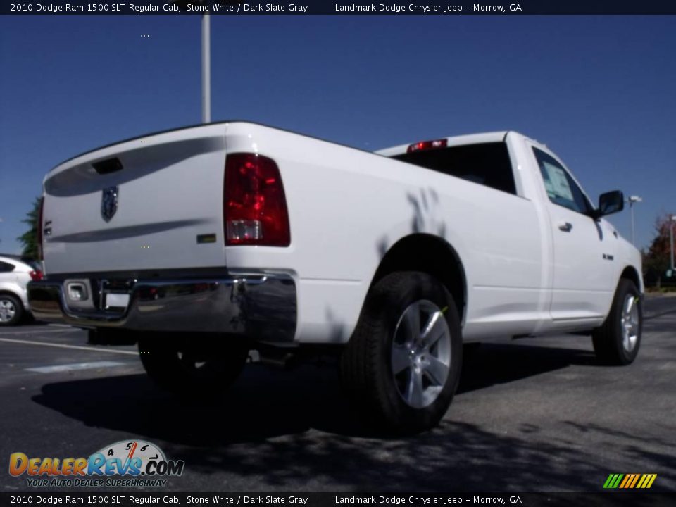 2010 Dodge Ram 1500 SLT Regular Cab Stone White / Dark Slate Gray Photo #3