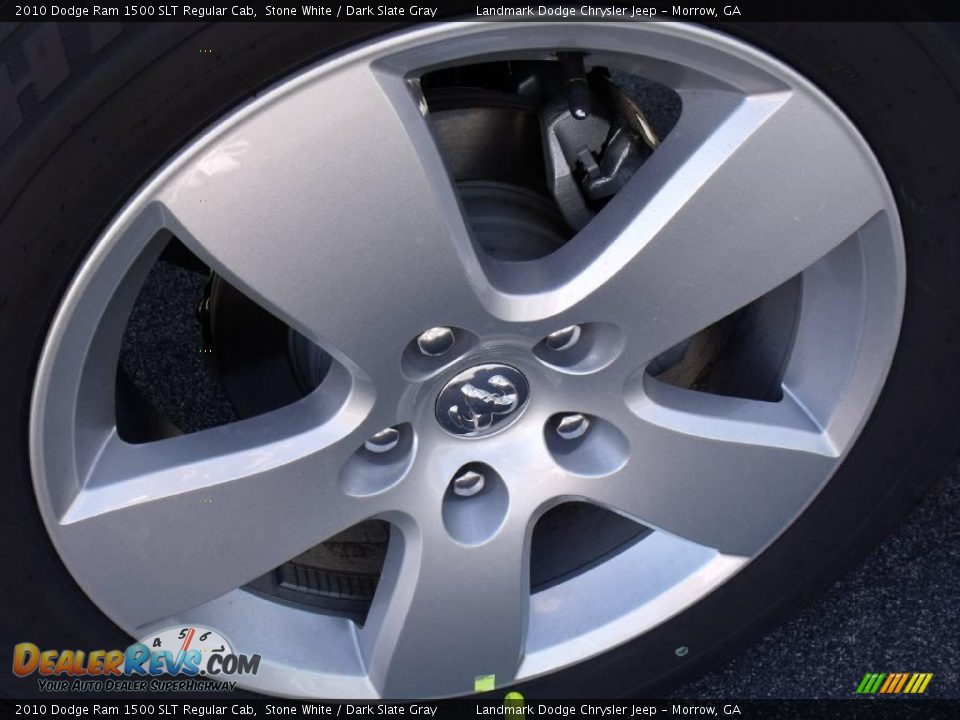2010 Dodge Ram 1500 SLT Regular Cab Stone White / Dark Slate Gray Photo #5
