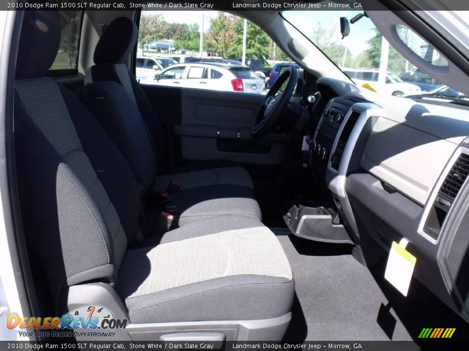 2010 Dodge Ram 1500 SLT Regular Cab Stone White / Dark Slate Gray Photo #8