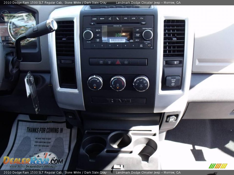 2010 Dodge Ram 1500 SLT Regular Cab Stone White / Dark Slate Gray Photo #9