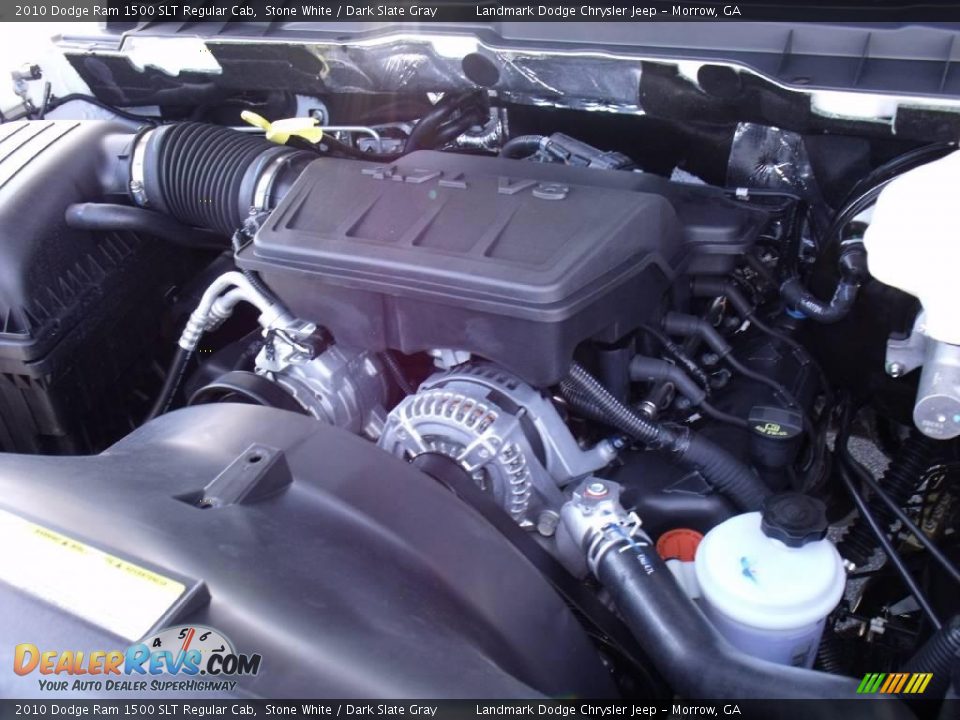 2010 Dodge Ram 1500 SLT Regular Cab Stone White / Dark Slate Gray Photo #11