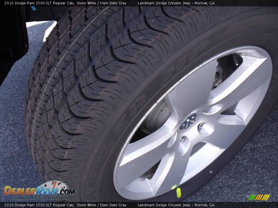 2010 Dodge Ram 1500 SLT Regular Cab Stone White / Dark Slate Gray Photo #12