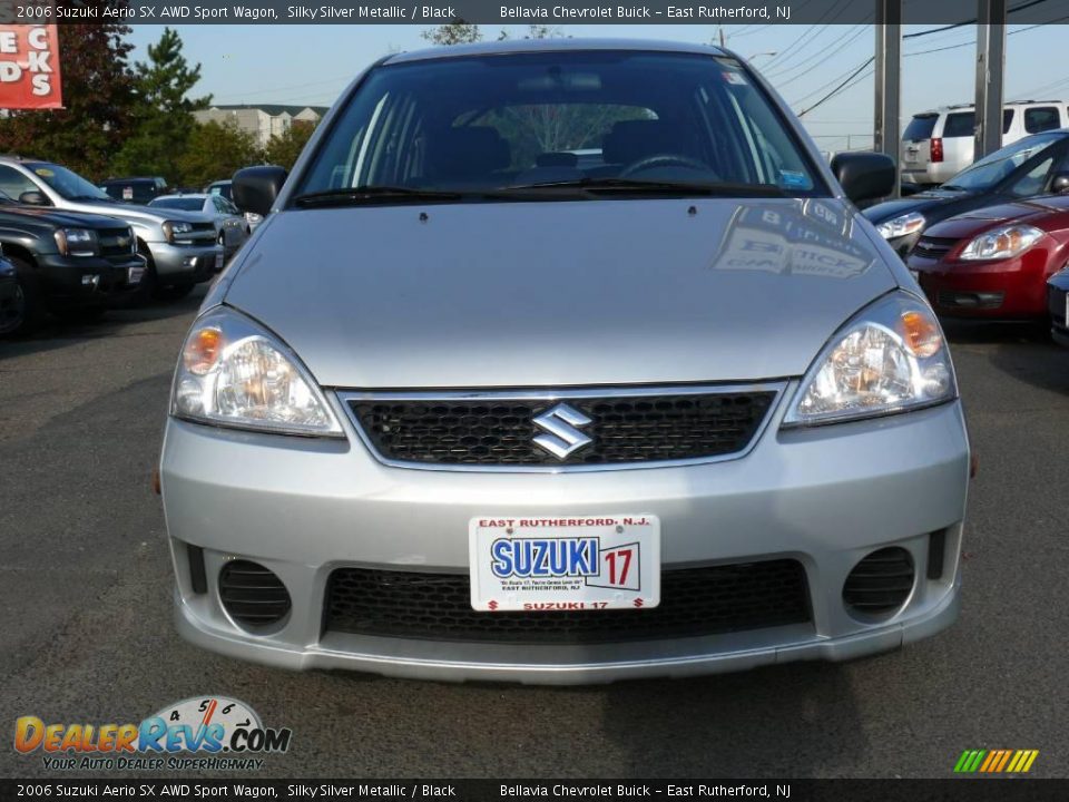 2006 Suzuki Aerio SX AWD Sport Wagon Silky Silver Metallic / Black Photo #2