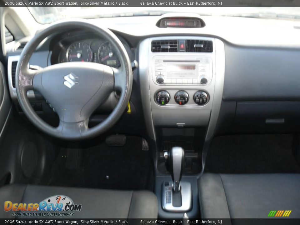 2006 Suzuki Aerio SX AWD Sport Wagon Silky Silver Metallic / Black Photo #9