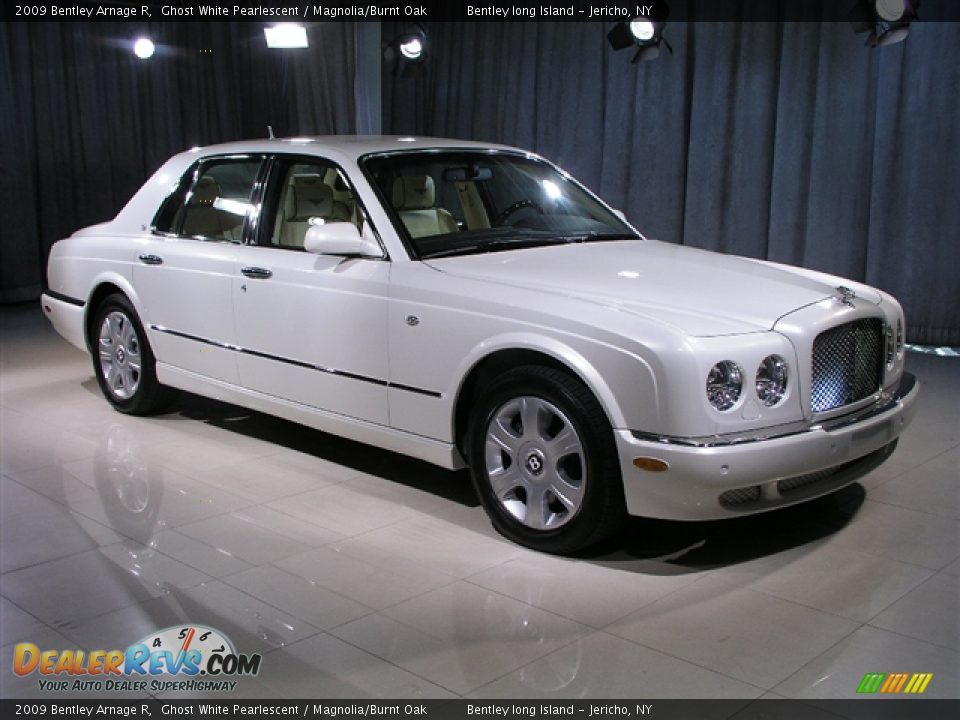 2009 Bentley Arnage R Ghost White Pearlescent / Magnolia/Burnt Oak Photo #3