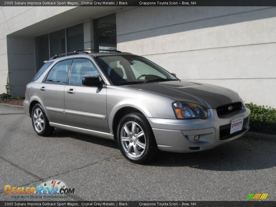 2005 Subaru Impreza Outback Sport Wagon Crystal Grey Metallic / Black Photo #1