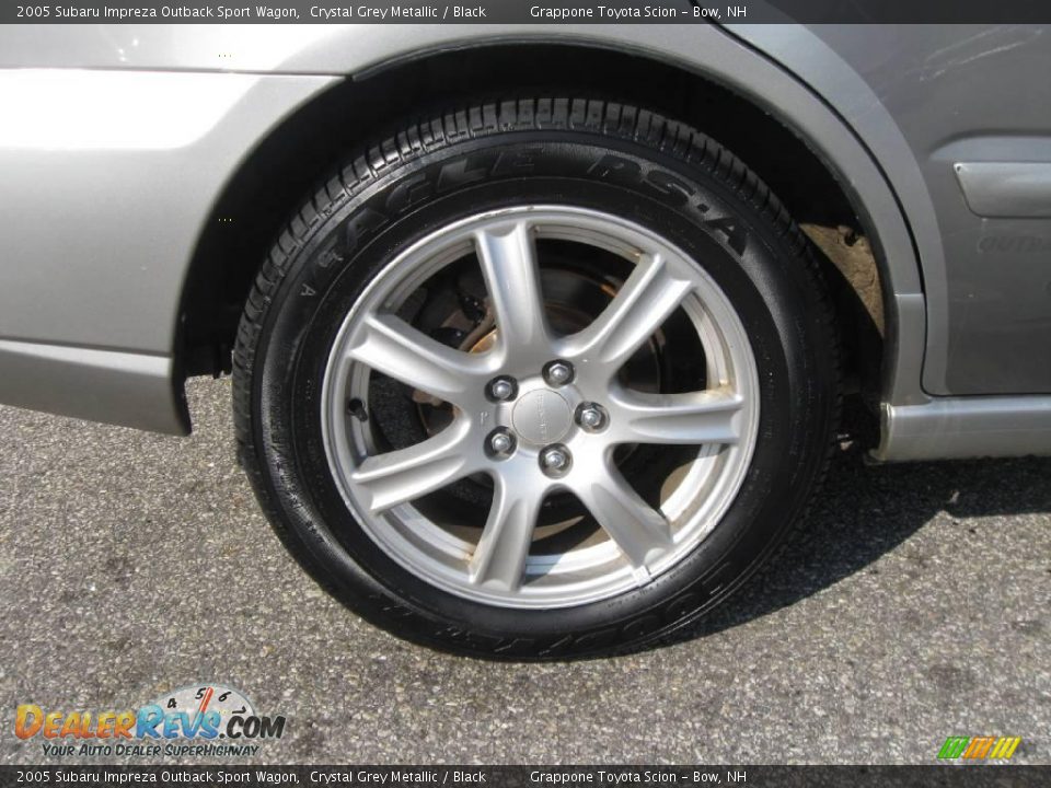 2005 Subaru Impreza Outback Sport Wagon Crystal Grey Metallic / Black Photo #4