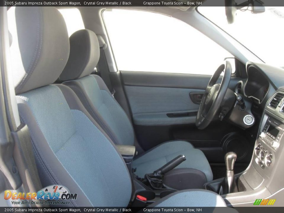 2005 Subaru Impreza Outback Sport Wagon Crystal Grey Metallic / Black Photo #6