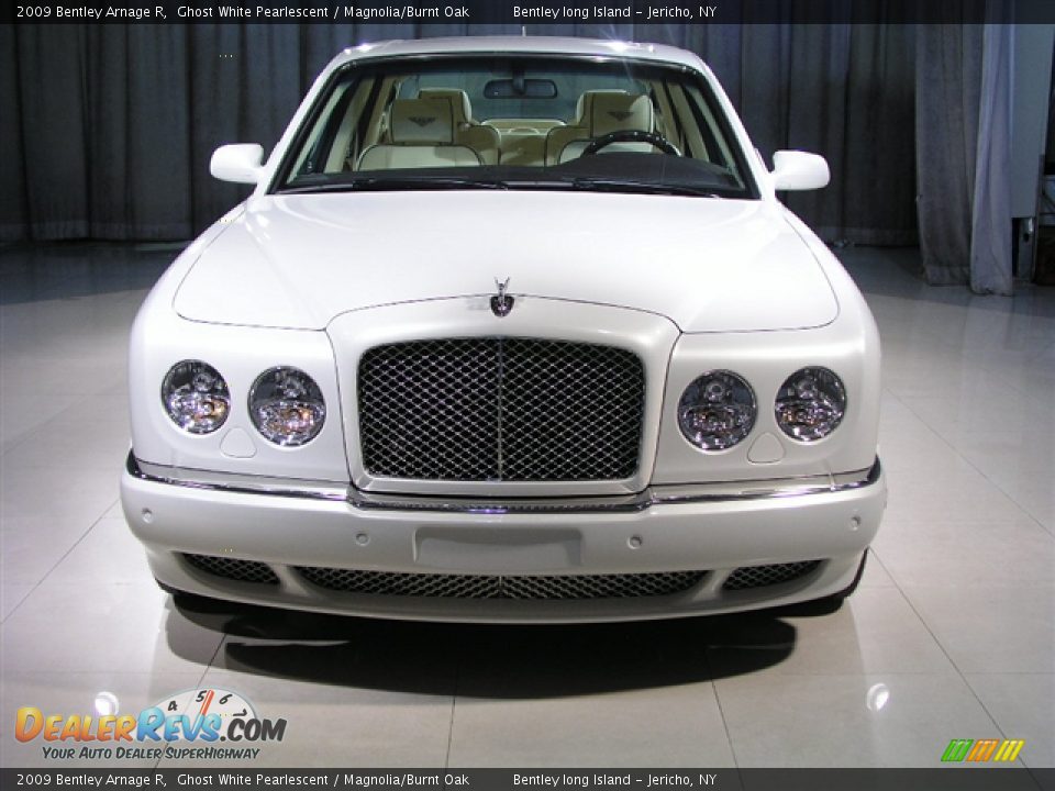 2009 Bentley Arnage R Ghost White Pearlescent / Magnolia/Burnt Oak Photo #4