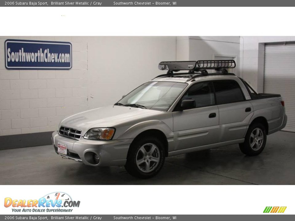 2006 Subaru Baja Sport Brilliant Silver Metallic / Gray Photo #1