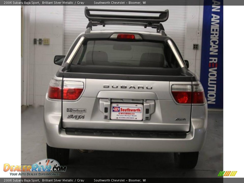 2006 Subaru Baja Sport Brilliant Silver Metallic / Gray Photo #3