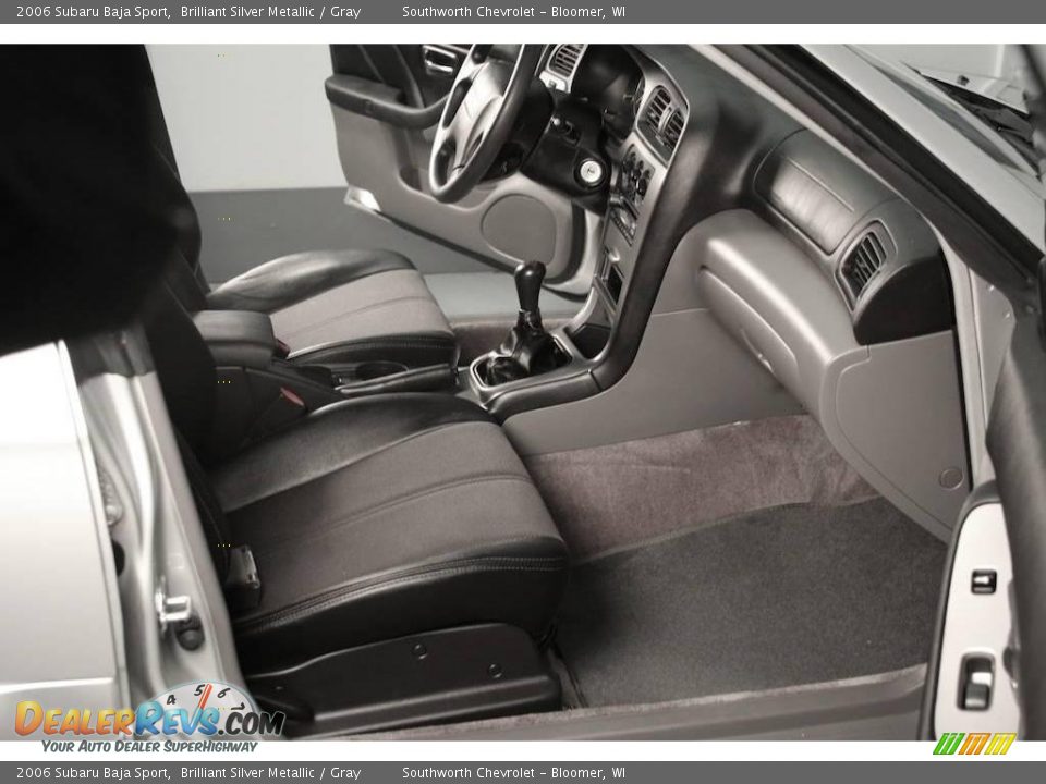 2006 Subaru Baja Sport Brilliant Silver Metallic / Gray Photo #5