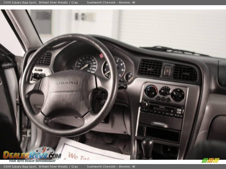 2006 Subaru Baja Sport Brilliant Silver Metallic / Gray Photo #8
