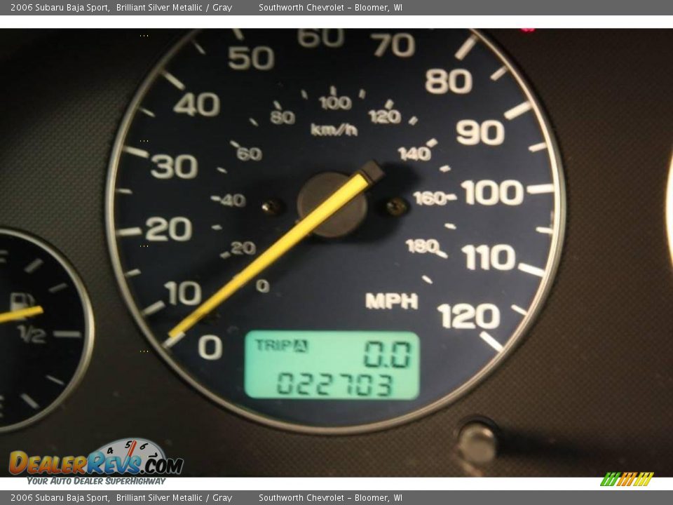 2006 Subaru Baja Sport Brilliant Silver Metallic / Gray Photo #9