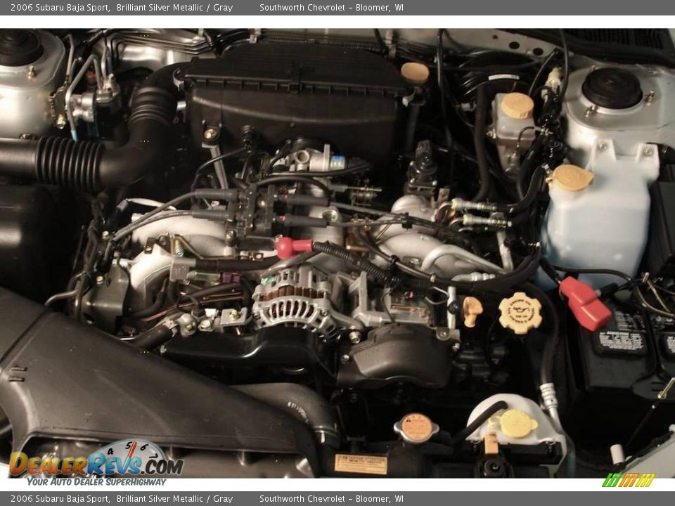 2006 Subaru Baja Sport Brilliant Silver Metallic / Gray Photo #13