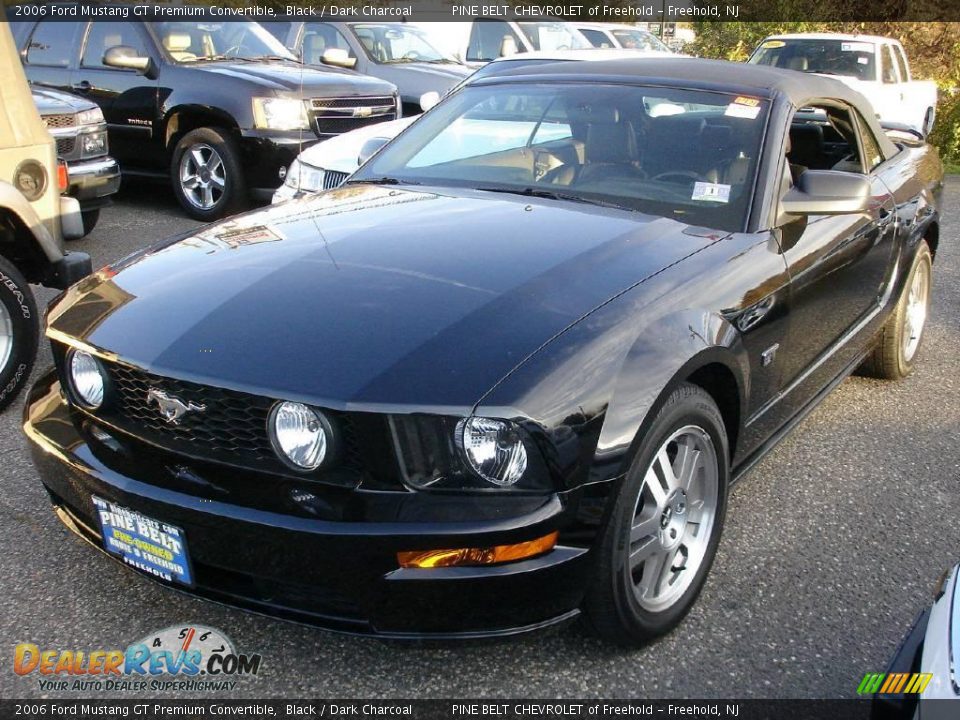2006 Ford Mustang GT Premium Convertible Black / Dark Charcoal Photo #1
