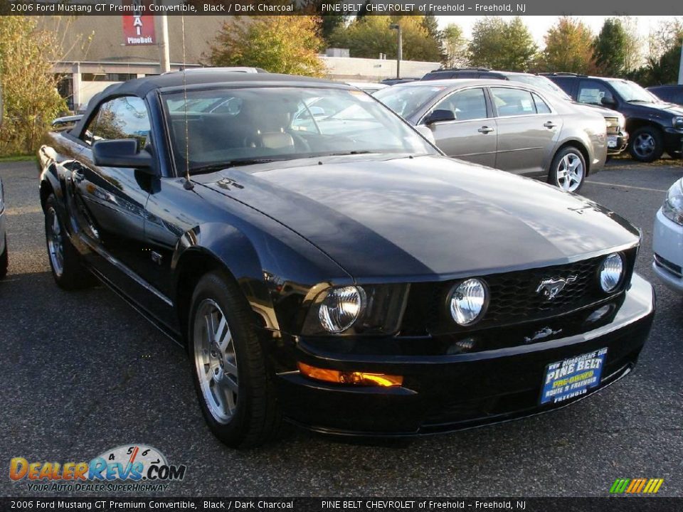 2006 Ford Mustang GT Premium Convertible Black / Dark Charcoal Photo #2