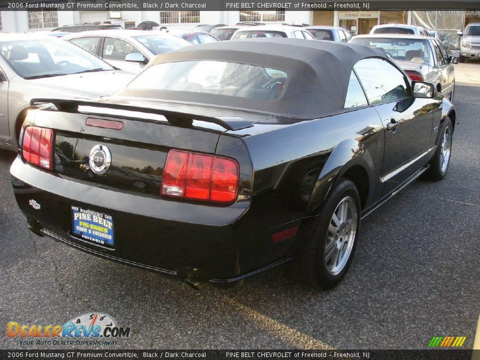 2006 Ford Mustang GT Premium Convertible Black / Dark Charcoal Photo #4