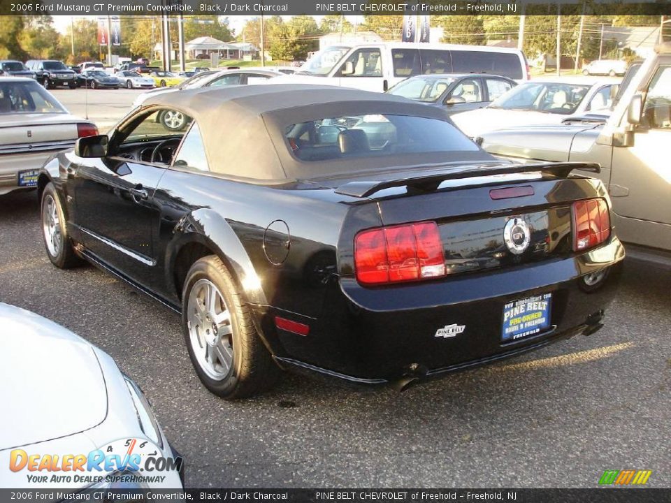 2006 Ford Mustang GT Premium Convertible Black / Dark Charcoal Photo #5