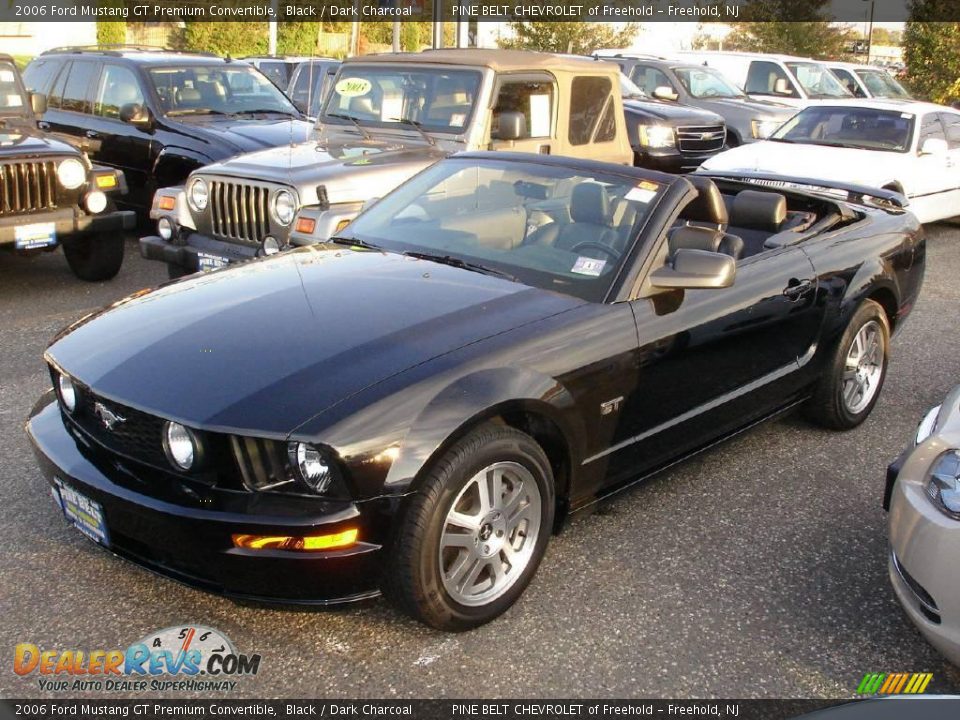 2006 Ford Mustang GT Premium Convertible Black / Dark Charcoal Photo #6